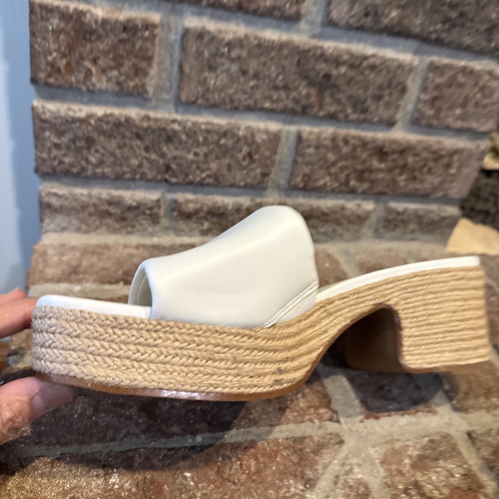 Vince‎ Women's Margo Espadrille Block Heel Slip On Sandals Slide Size 9.5 #174 - Picture 11 of 16